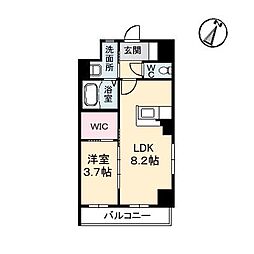メゾン呉駅前 1LDKの間取図画像