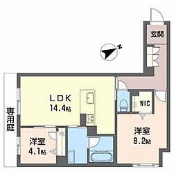 GRANDGREIGE. 2LDKの間取図画像