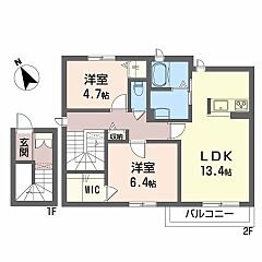 物件の間取り