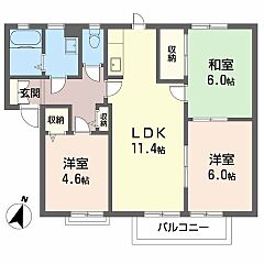 物件の間取り