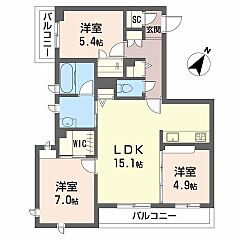 物件の間取り