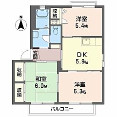 物件の間取り