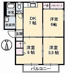 物件の間取り
