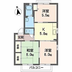 物件の間取り