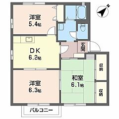 物件の間取り