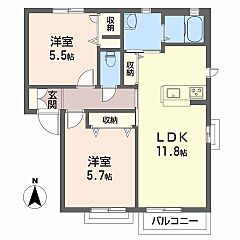 物件の間取り