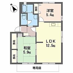 物件の間取り