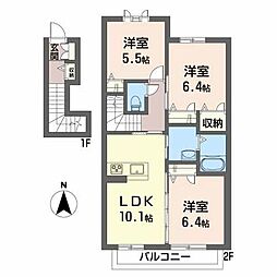 間取図画像 3LDK