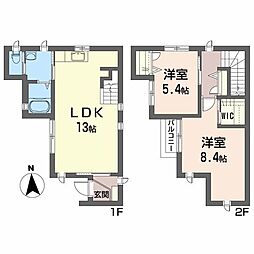 ElVerdeA 2LDKの間取図画像