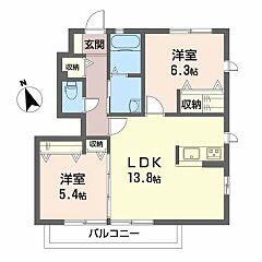 物件の間取り