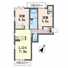 物件の間取り
