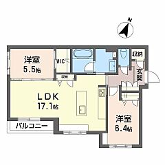 物件の間取り