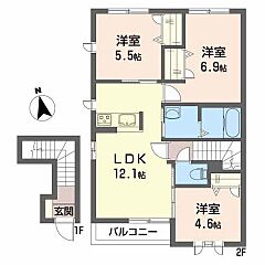 物件の間取り