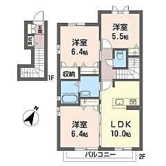 物件の間取り