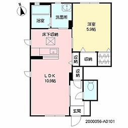 間取図画像 1LDK