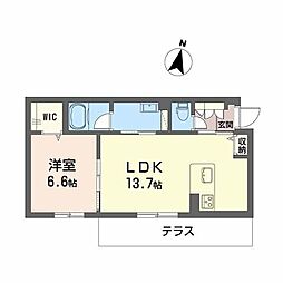 間取図画像 1LDK