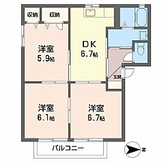物件の間取り