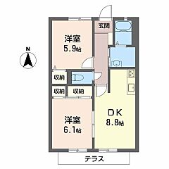 物件の間取り