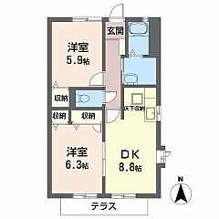 物件の間取り