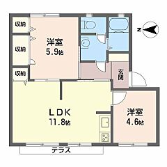 物件の間取り