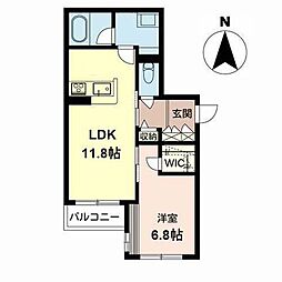 NTメゾン2 1LDKの間取図画像