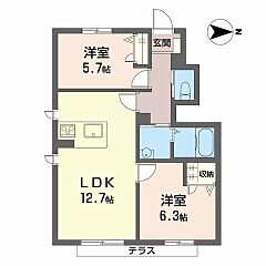 物件の間取り