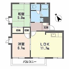 物件の間取り