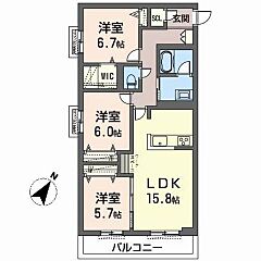 物件の間取り