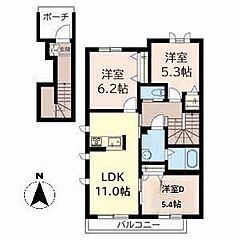 物件の間取り