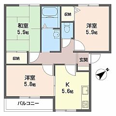 物件の間取り