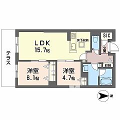 物件の間取り