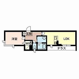 間取図画像 1LDK