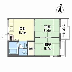 物件の間取り