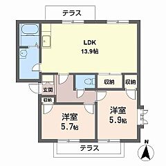 物件の間取り