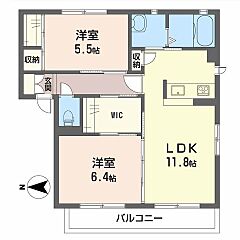 物件の間取り