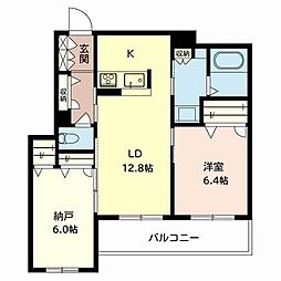 VinculumAK 1SLDKの間取図画像