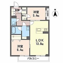 物件の間取り