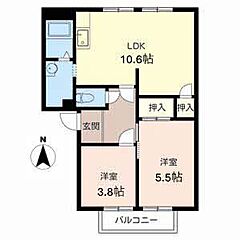 物件の間取り