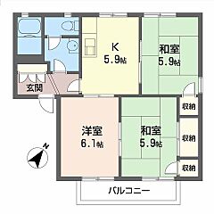 物件の間取り