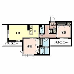 物件の間取り
