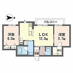 物件の間取り