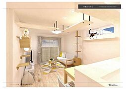 シャーメゾン　槐（エンジュ） 0102 1階1LDKのリビング/ダイニング