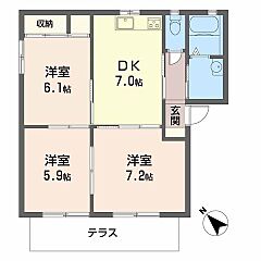 物件の間取り
