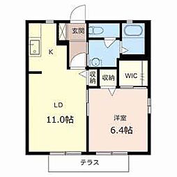 間取図画像 1LDK