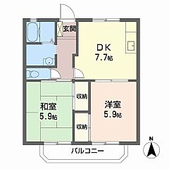 物件の間取り