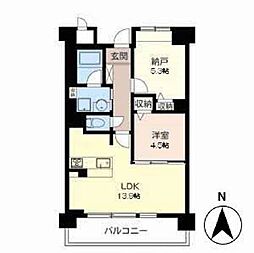 セリシール夙川苦楽園 1SLDKの間取図画像
