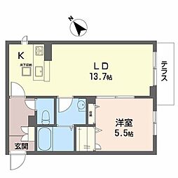 Ambiera千代田 1LDKの間取図画像
