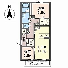 物件の間取り