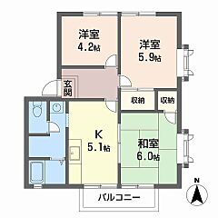 物件の間取り