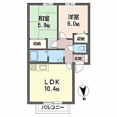 物件の間取り